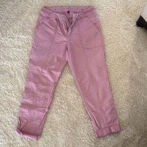 White House Black Market Pink Ankle Jeans
